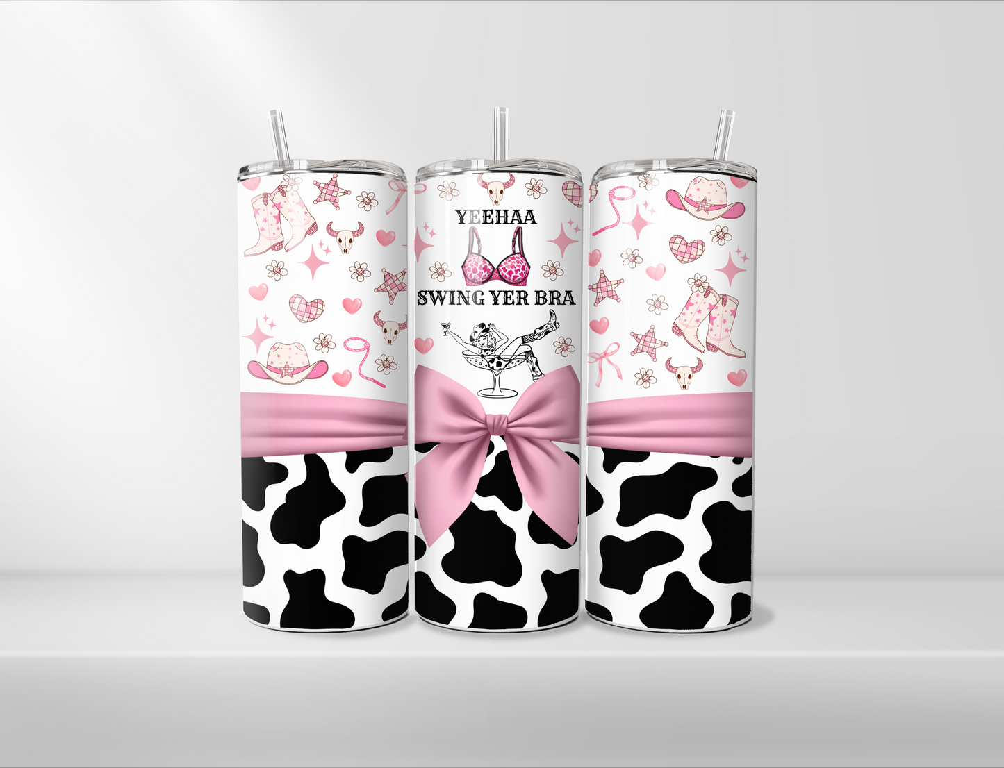 Yeehaa Swing Yer Bra Tumbler