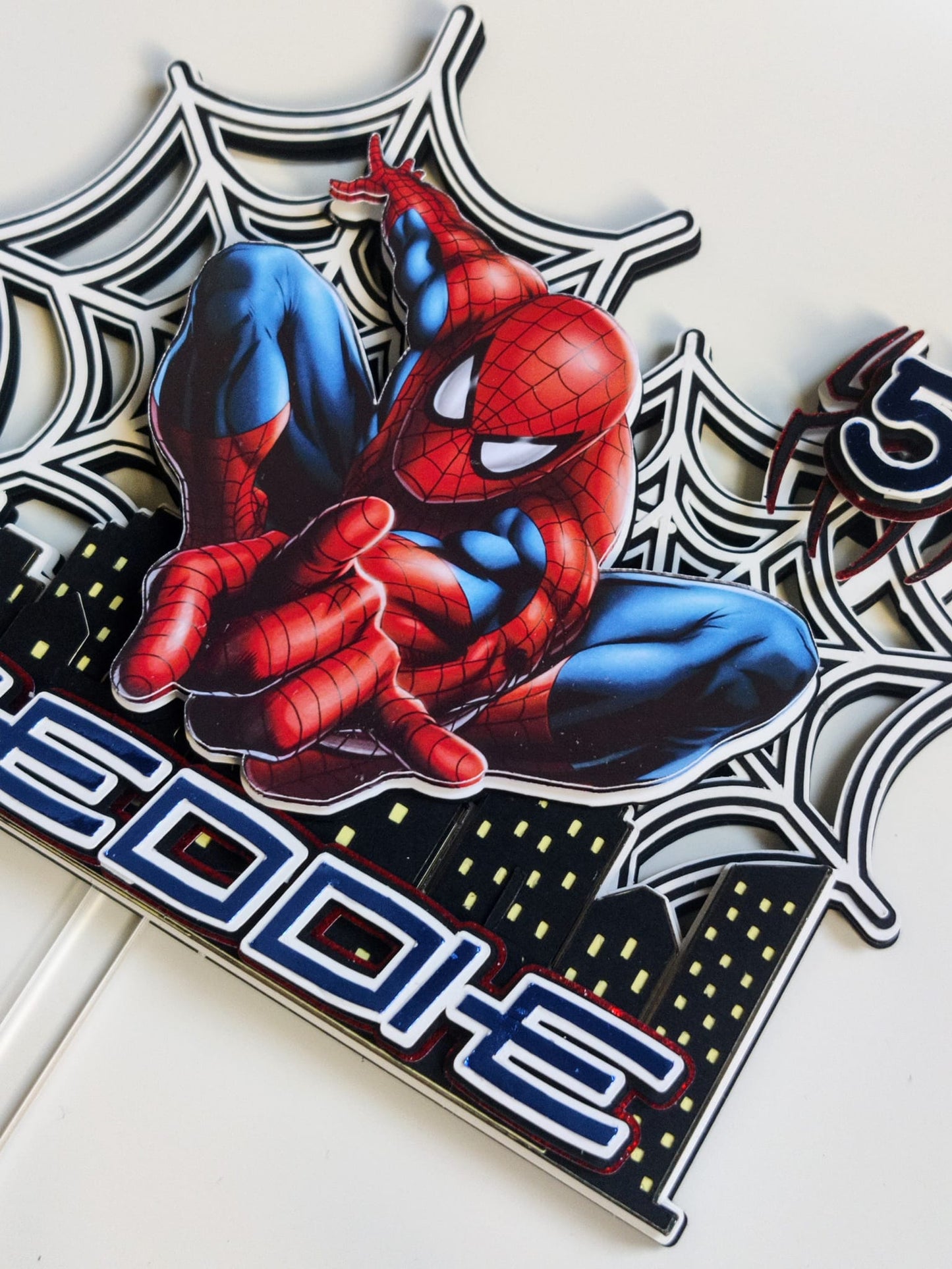 Spider Inspired Cake Topper