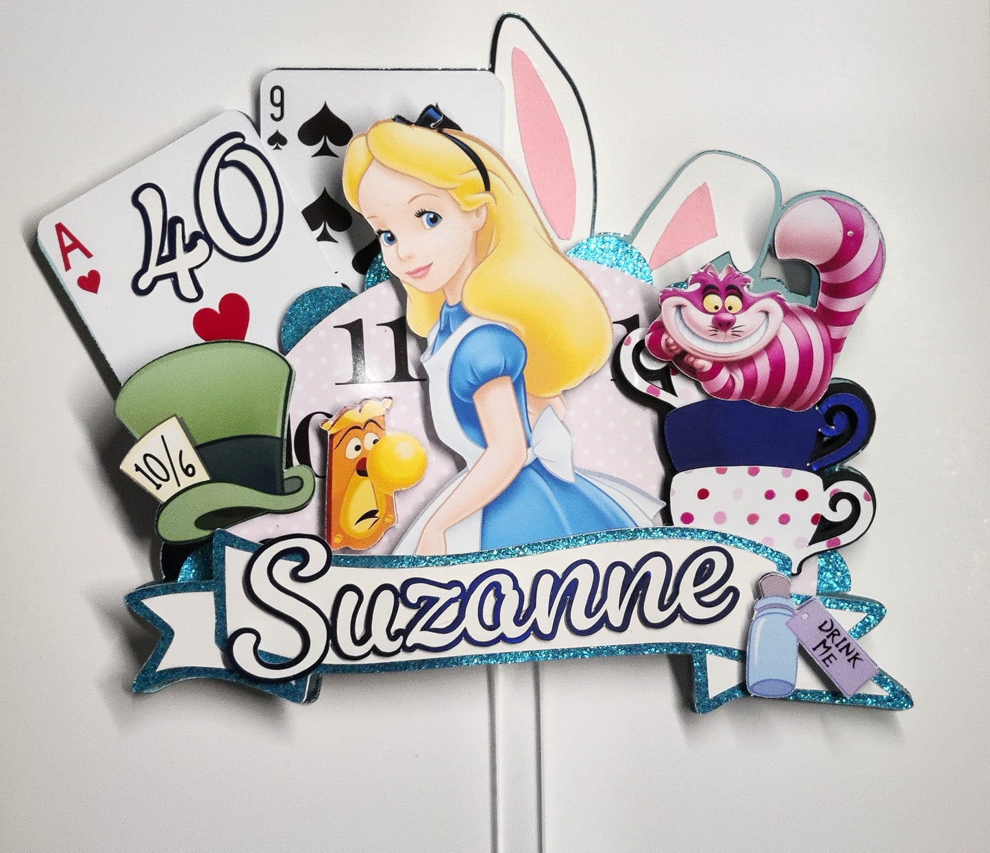 Alice in Wonderland Inspired Topper