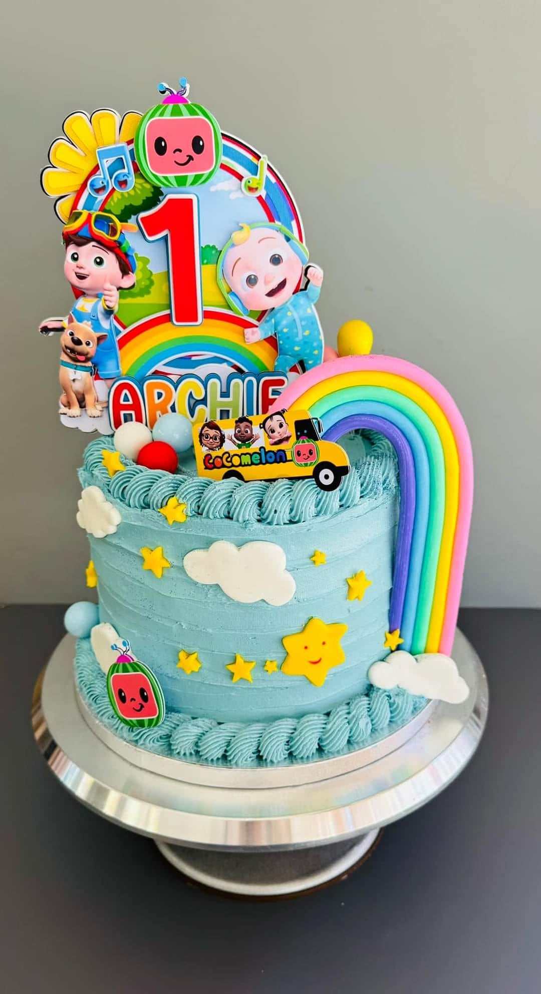 Cocomelon Inspired Cake Topper