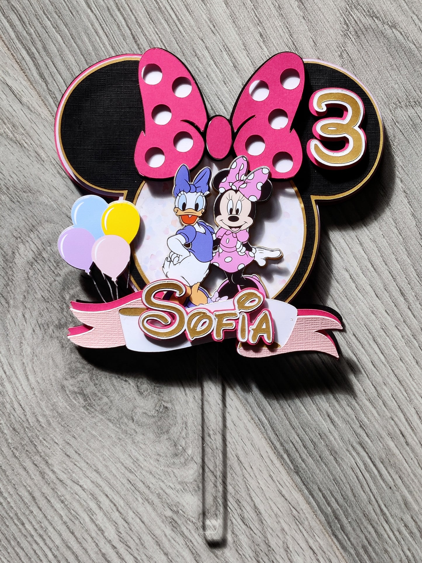 Mouse Inspired Cake Topper