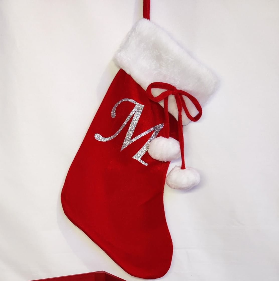 Red Christmas Stocking Personalised