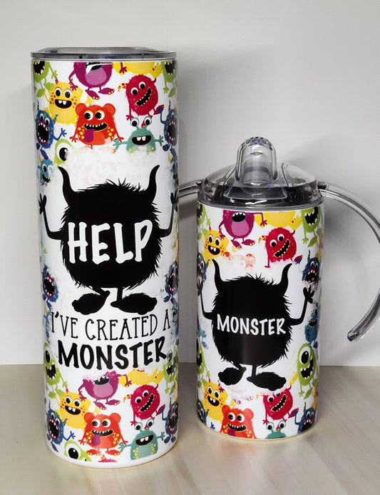Monster & Mini Matching Tumbler Set
