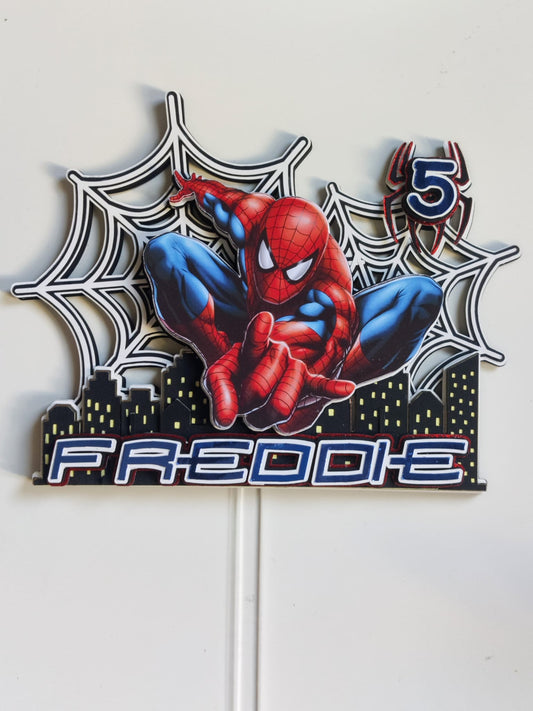 Spider Inspired Cake Topper