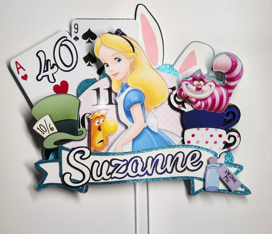 Alice in Wonderland Inspired Topper