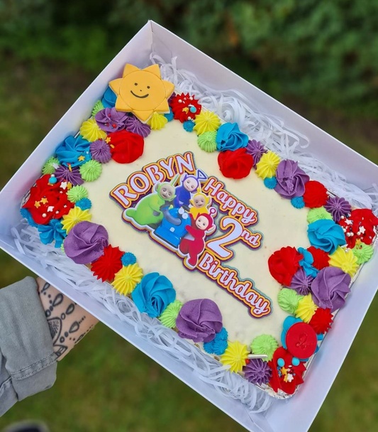 Teletubbies Inspired Cake Topper