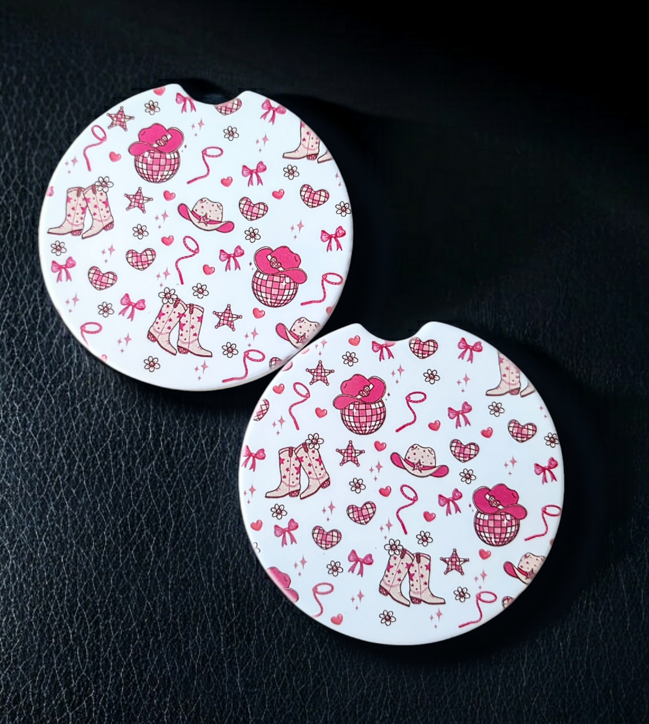 Cowgirl Car Coaster