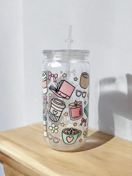 Books & Beverage inspired Cup 🥤