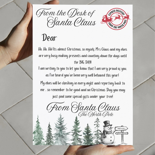 Letter From Santa Digital Download